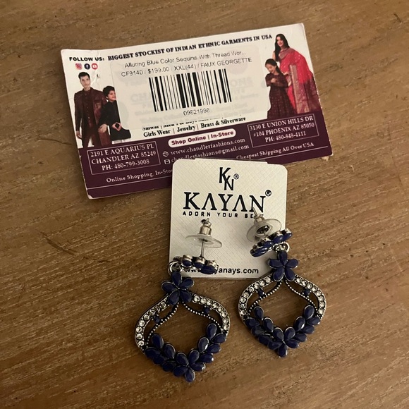 Indian Wedding Outfit XXL women’s Lengha Hindu wedding traditional blue size 14 - Picture 2 of 4